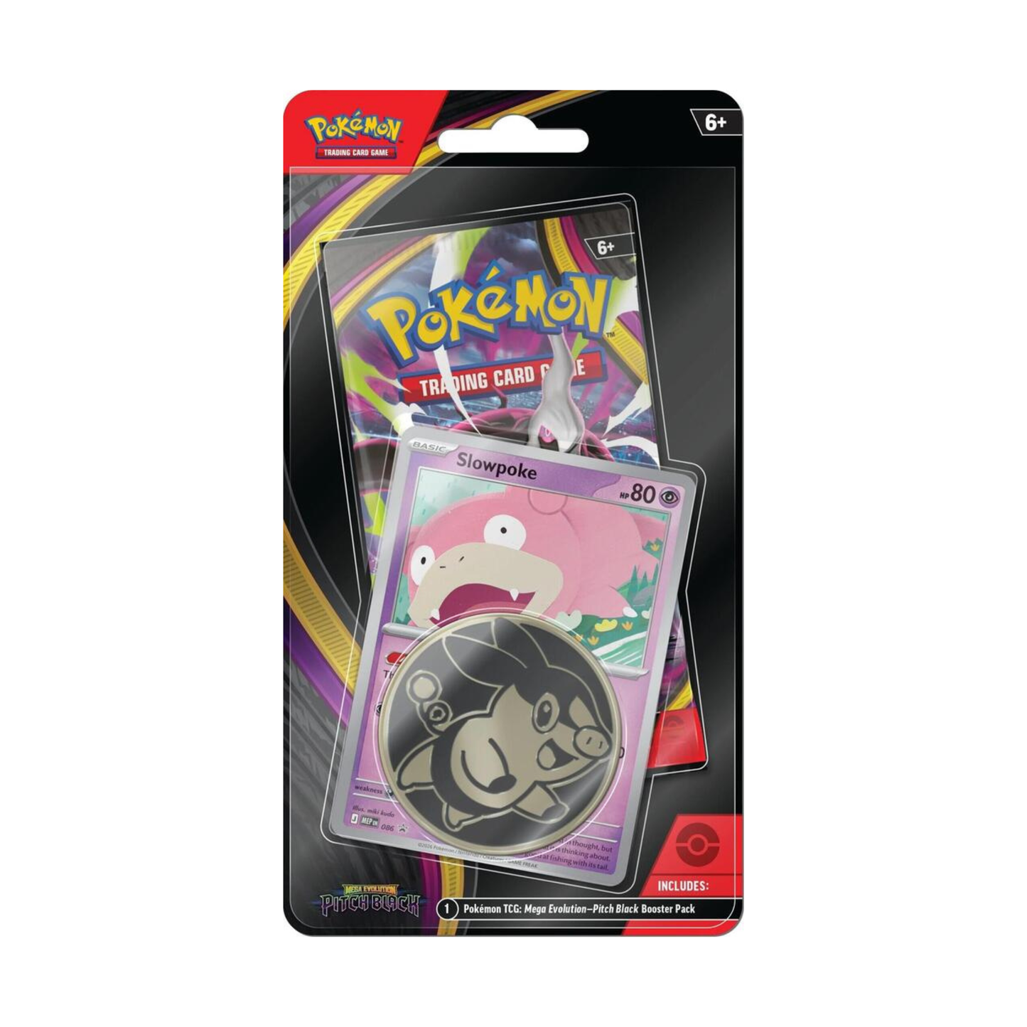 POKEMON Pitch Black Checklane (Slowpoke Promo Holobleed)
